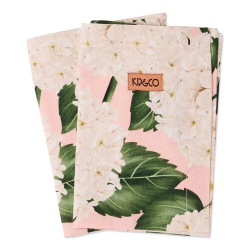 Kip&Co Hydrangea Pink 4P Napkin Set One Size